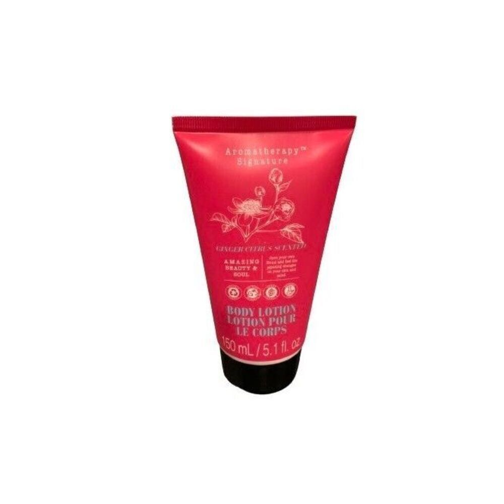 Aromatherapy Signature Ginger  Citrus Body Lotion Full Size - 150ml/5.1floz NEW